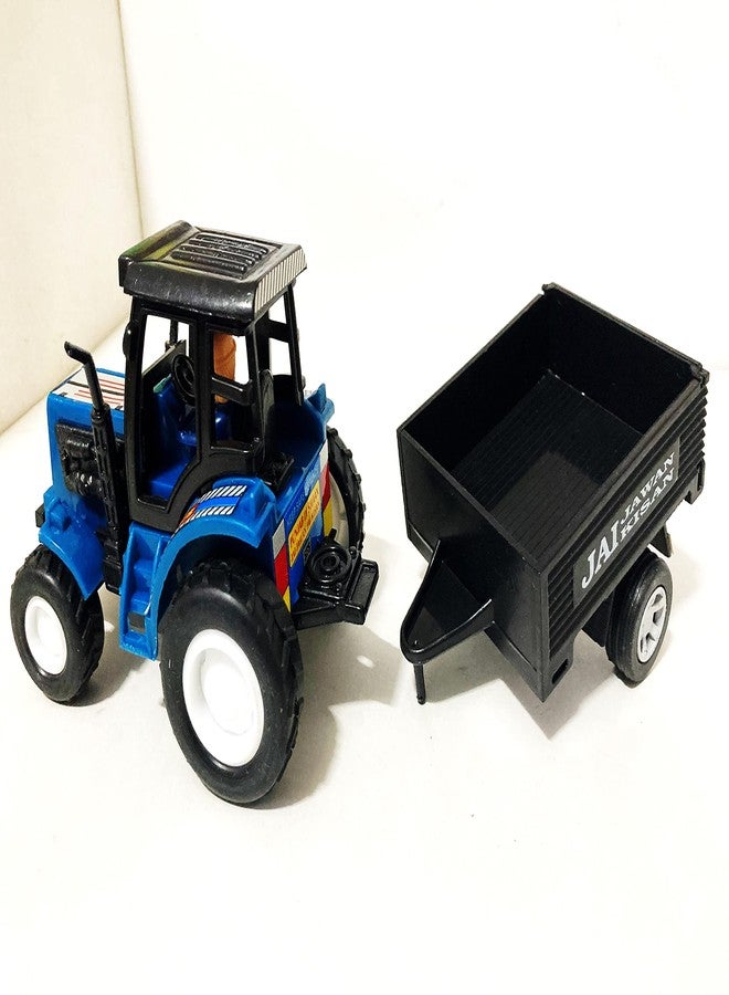 Shinsei Toy Car for Kids-Model-Tractor with Trolley-Pull Back Action-Made in India-for Boys and Girls Above 3 Years-(Colour May Vary) (Tractor with Trolley) - Image 5